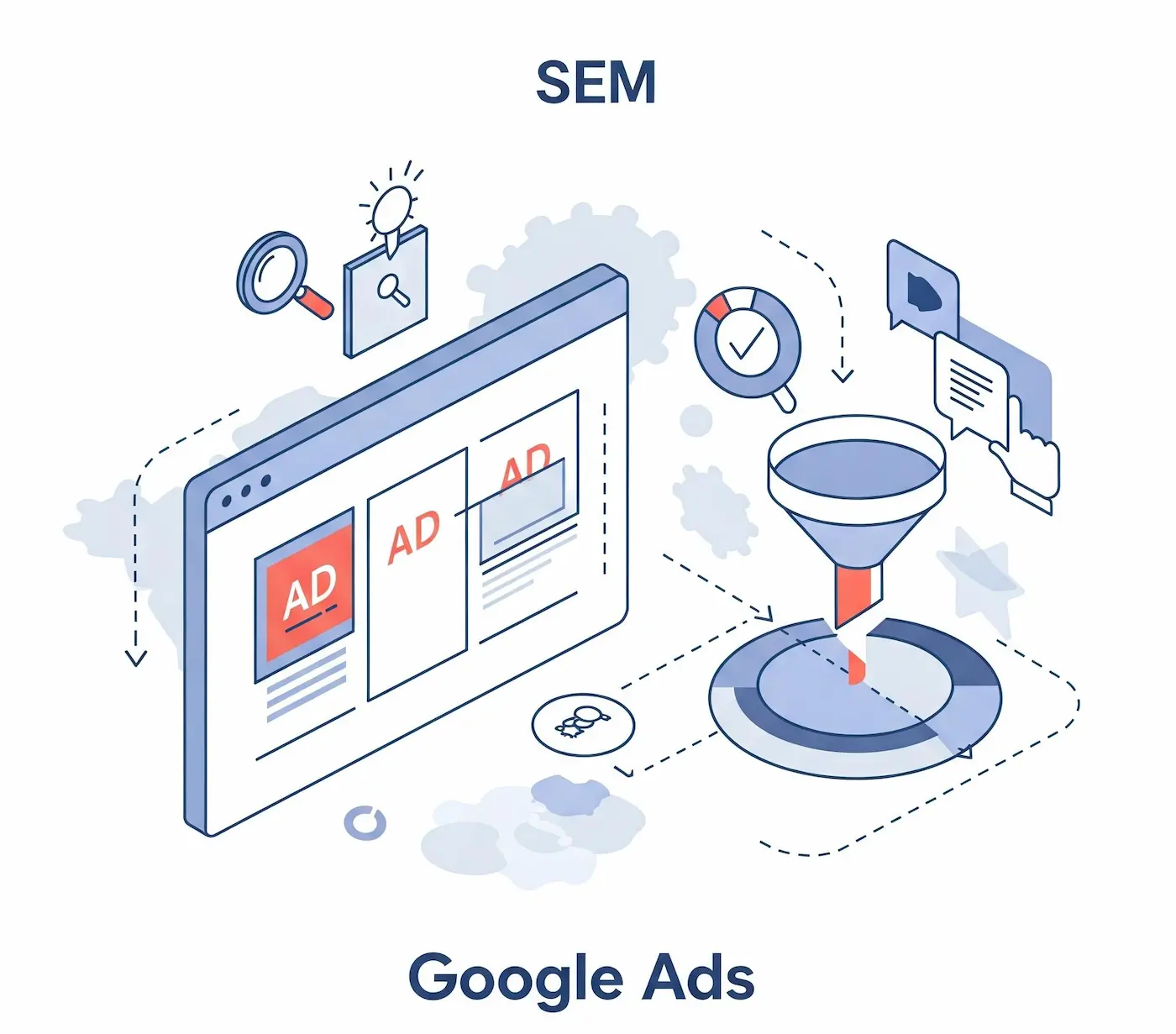 Google Ads clave en el Posicionamiento SEM