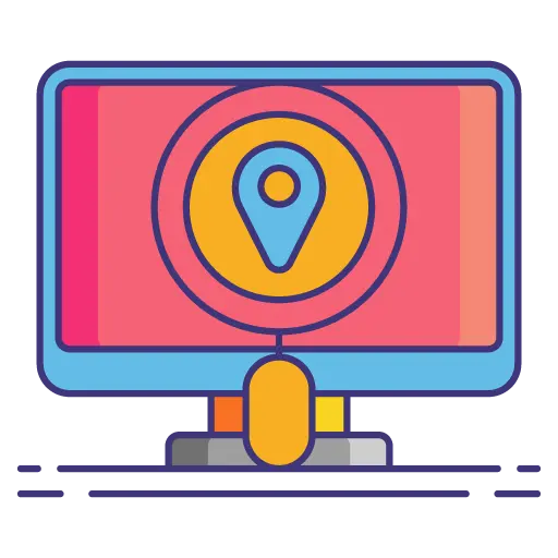 Icono de optimización SEO On-Page para seo local