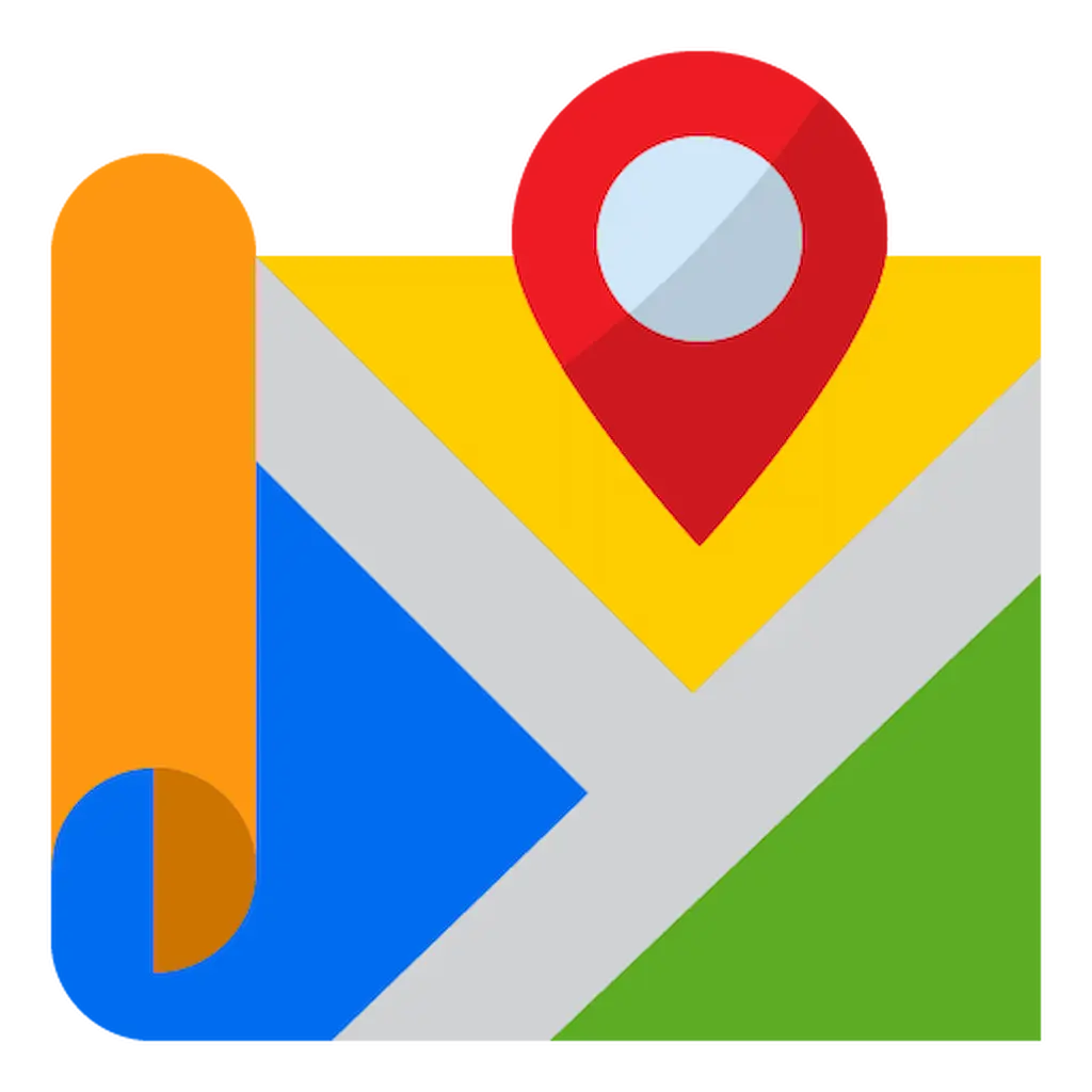 icono de mapa relacionado con el seo local