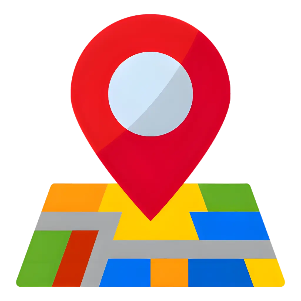 Icono sobre posicionamiento seo local en Google maps